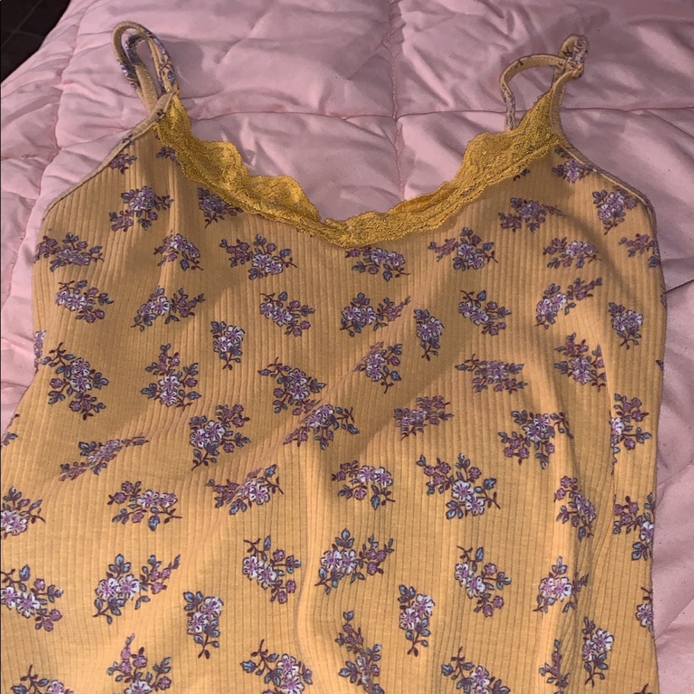 floral tank top
